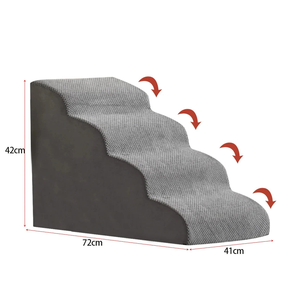 Pet Stairs 4 Steps for Small Pet Anti-slip