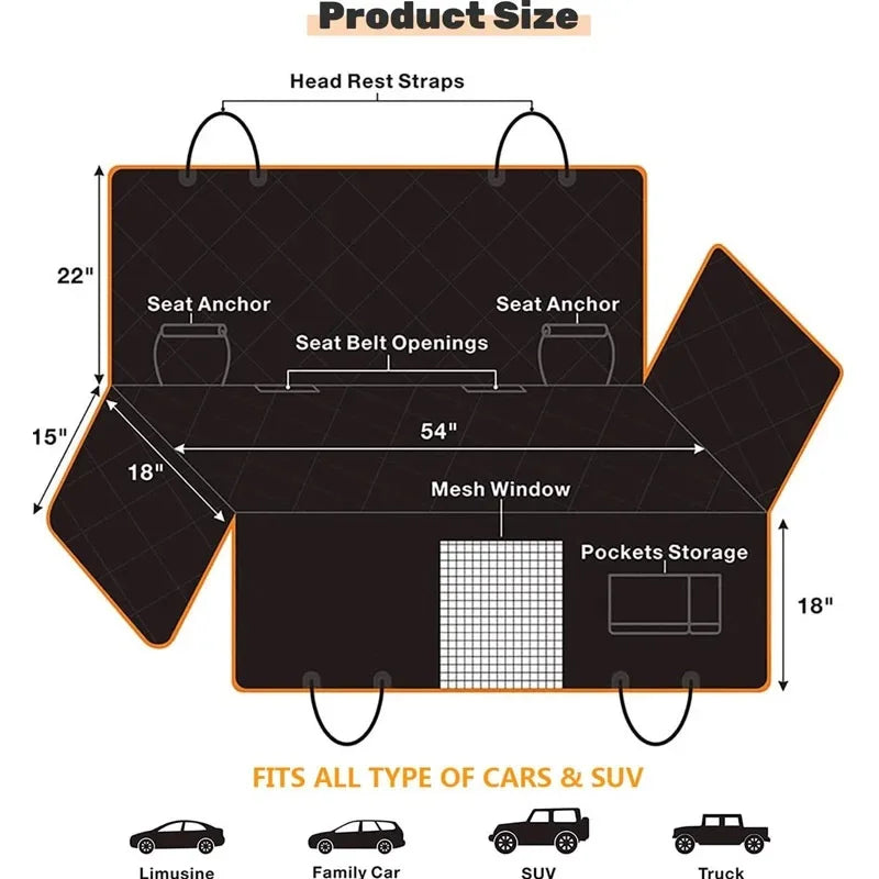 Pet Pads Universal Car Trunk for Travel